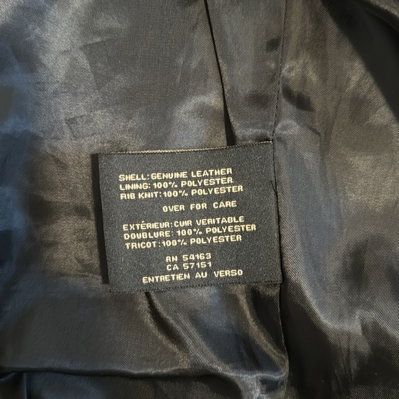 Cole Haan genuine leather jacket - Picture 3 of 6